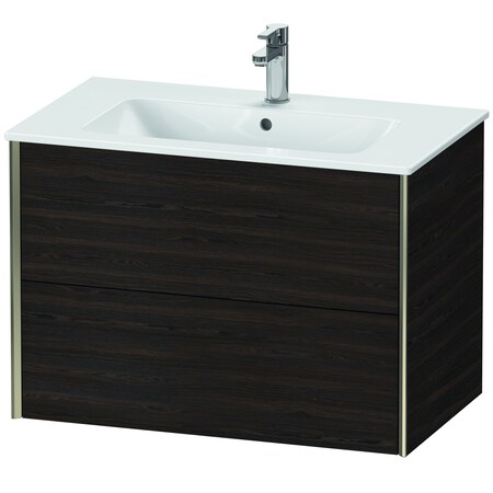 Duravit Xviu Wall-Mounted Vanity Unit Brushed Walnut XV41260B169